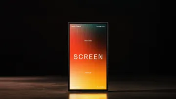 Vertical LED Screen Mockup