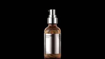 Cosmetic Pump Bottle Mockup