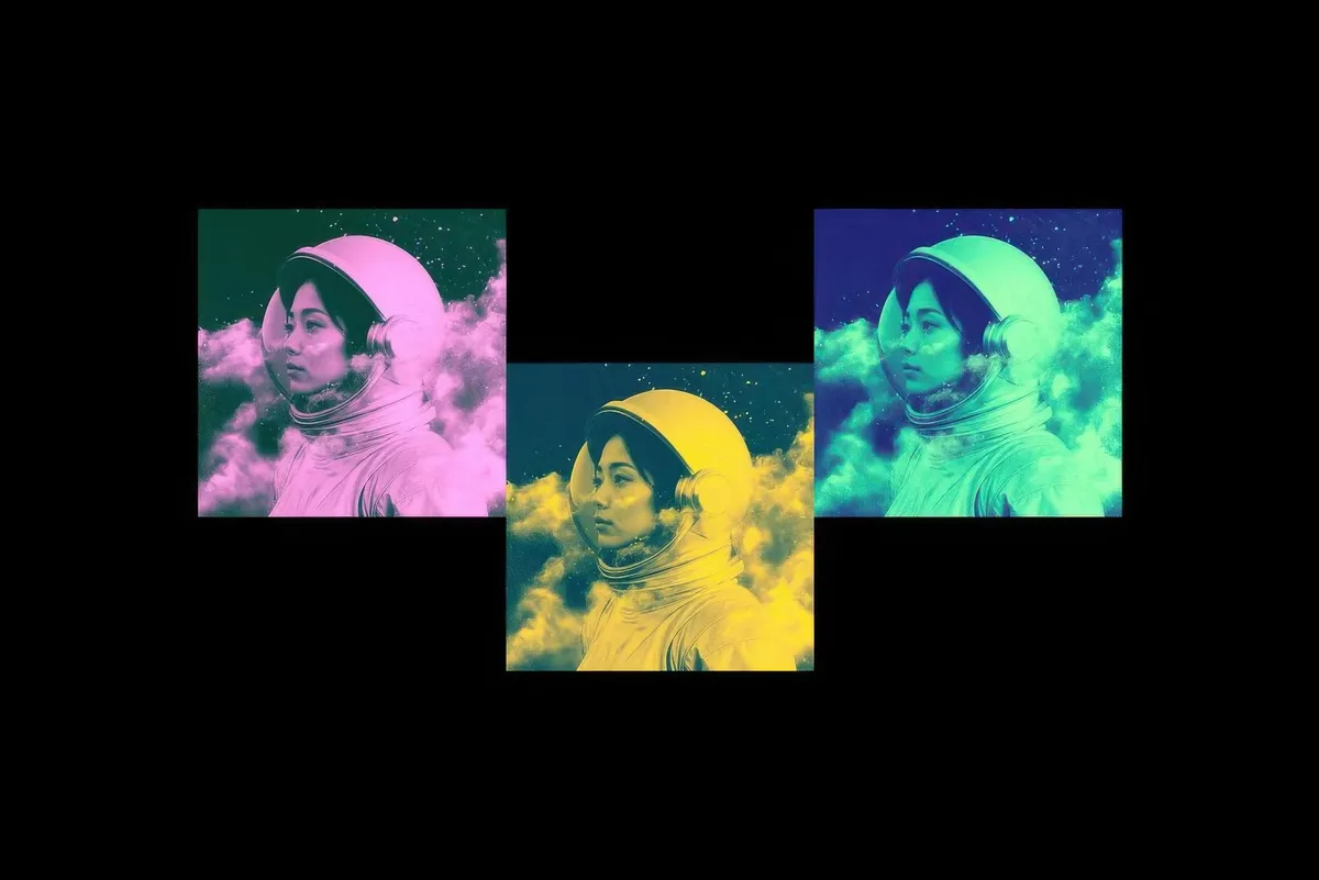 Space Dust Photo Effect