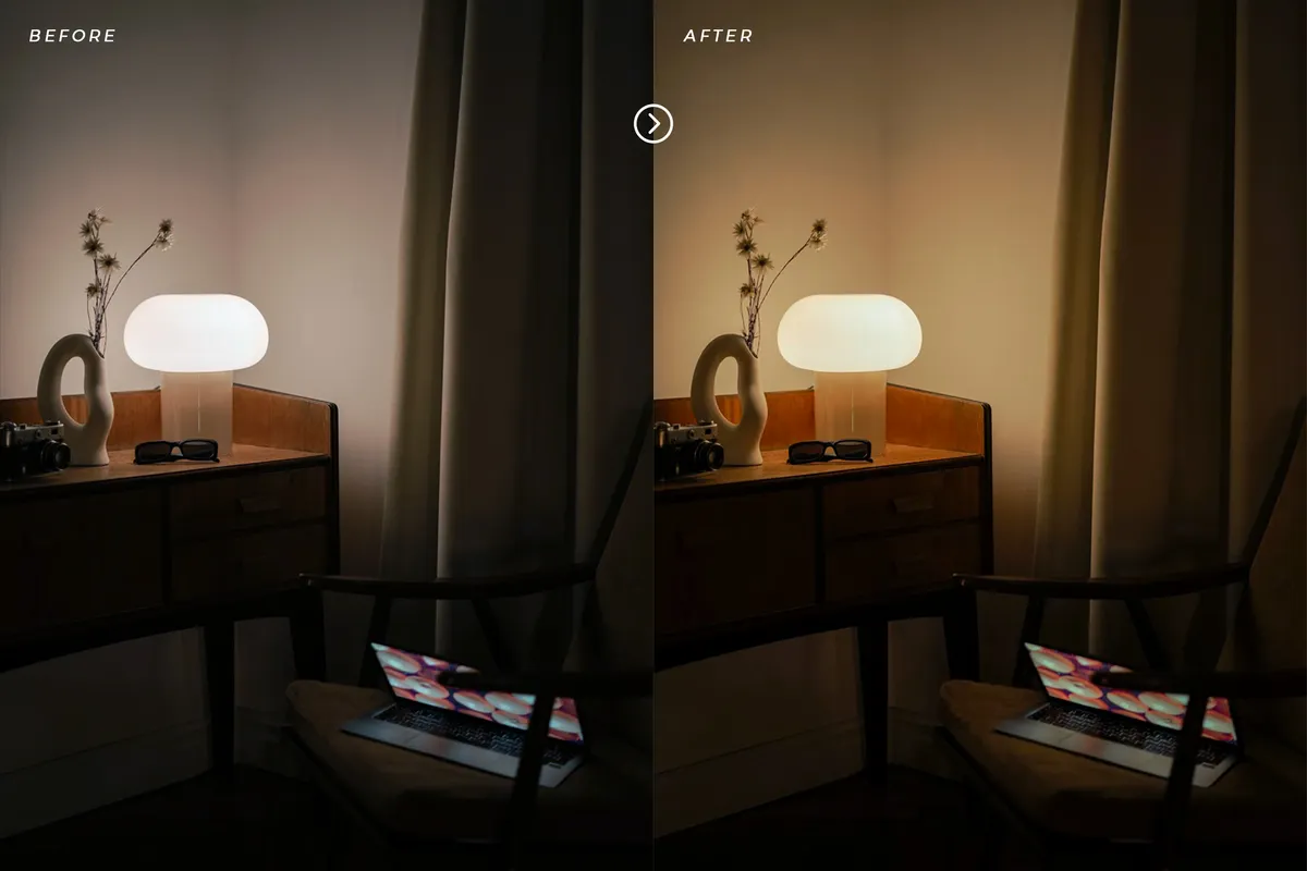 Warm Low Light Lightroom Presets