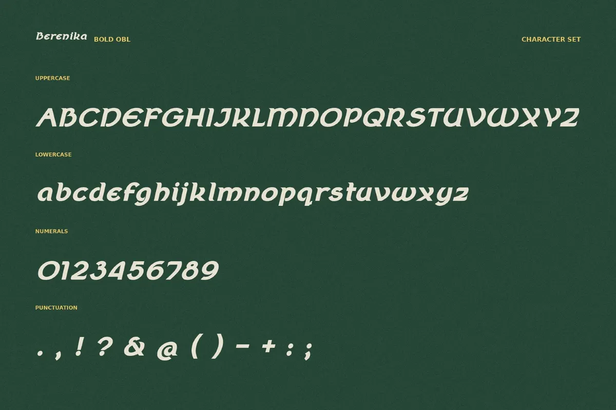 Berenika - Celtic Font Family