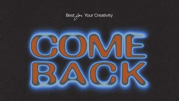 Come Back Text Effect