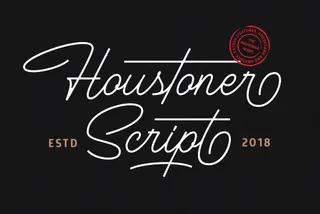 Houstoner Script Font