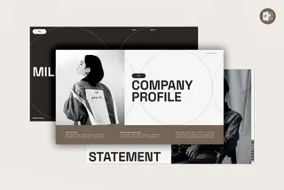 Iris Company Profile — PowerPoint Template
