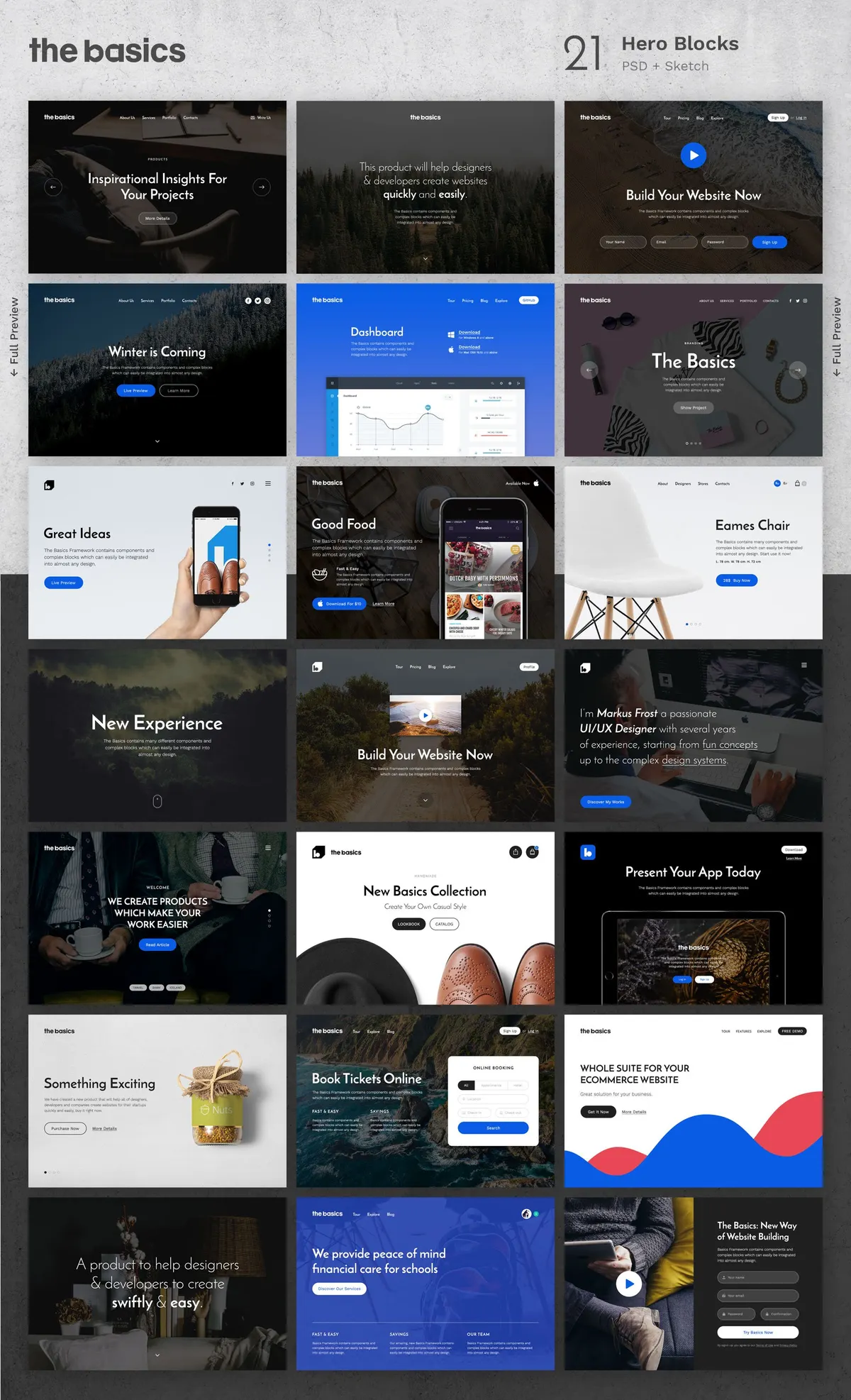 The Basics Web UI Kit