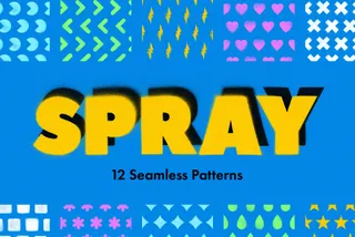 Spray Seamless Patterns