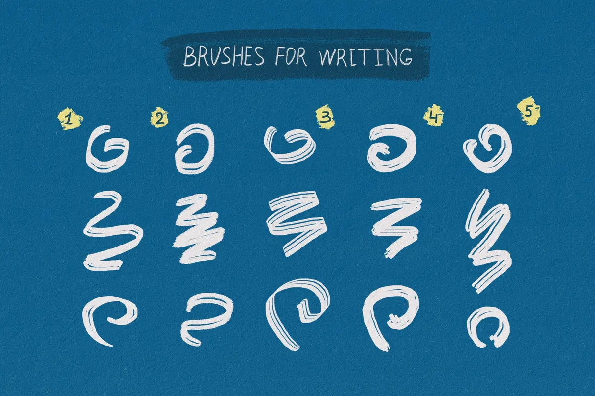 Essential Hand Drawn Photoshop Brushes