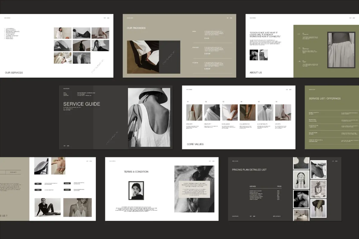 OXO | Service Guide Template