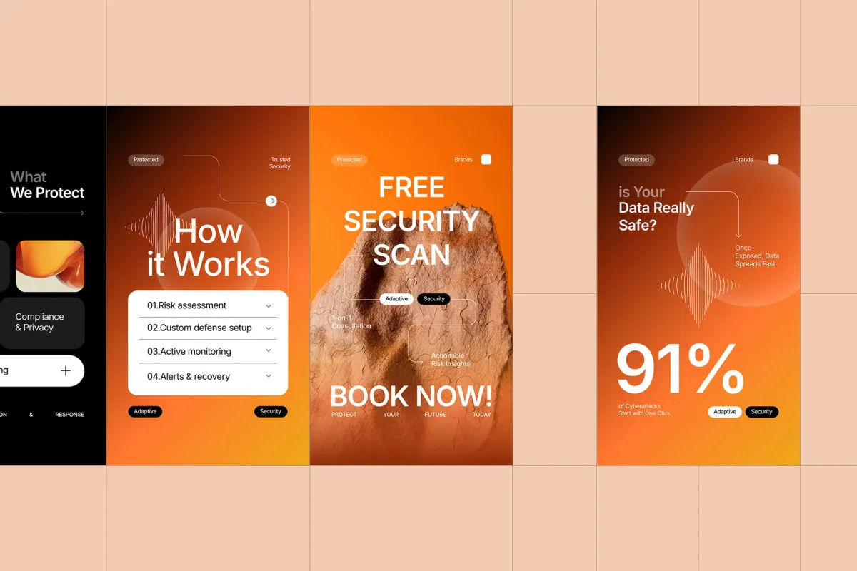 Cybersecurity Instagram Templates