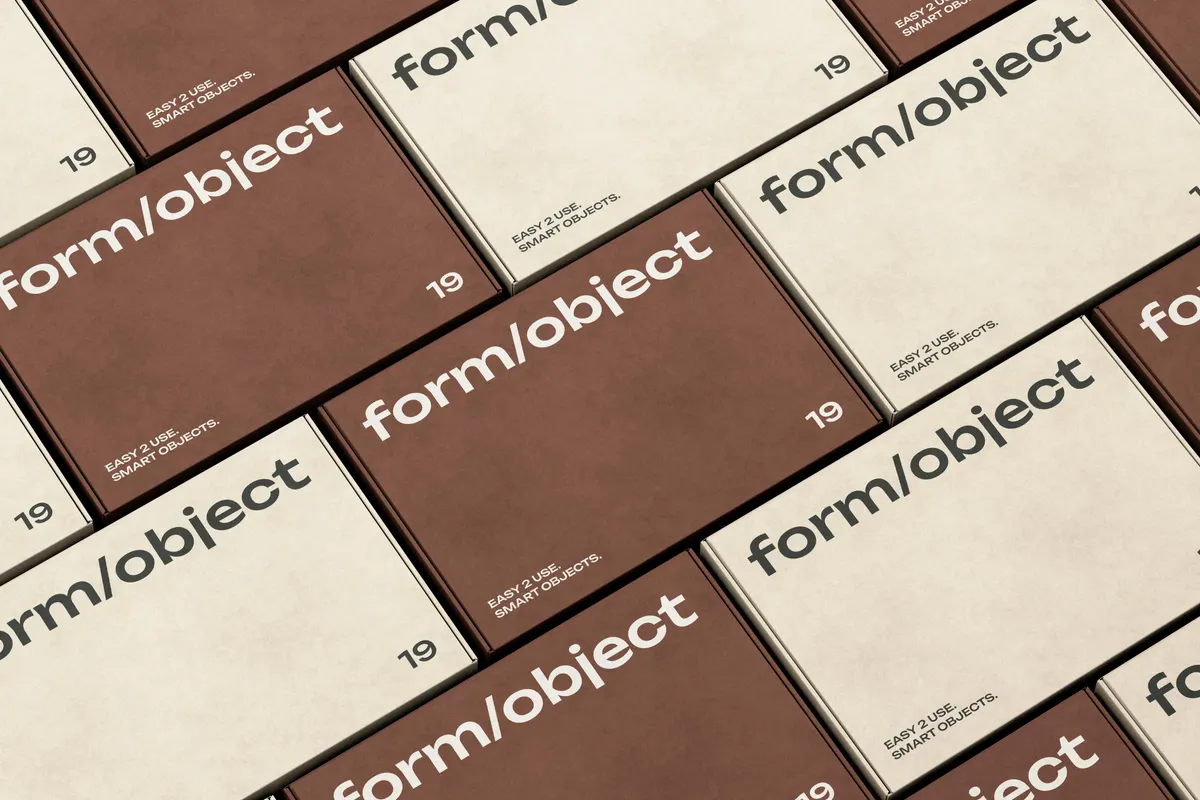 Wide Boxes Layout Mockup