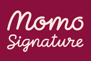 Momo Signature — Free Handwritten Signature Font