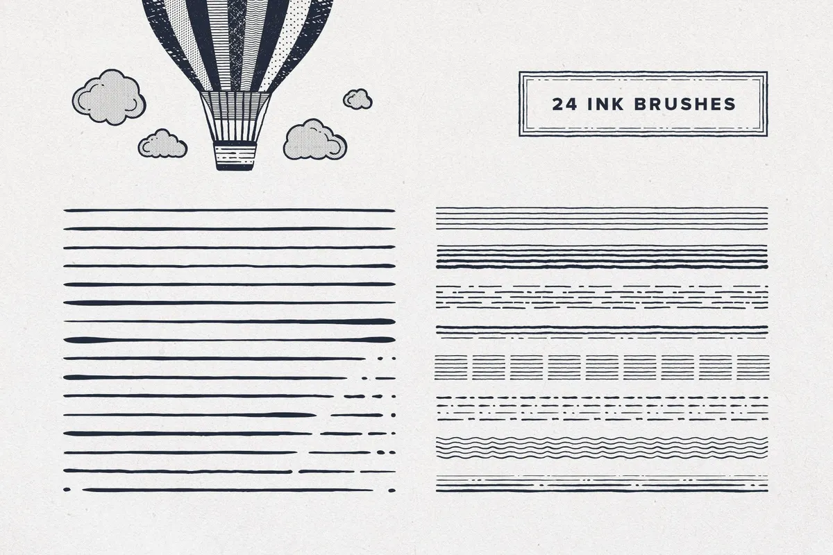 Lighthouse Liner Affinity Designer Brushes