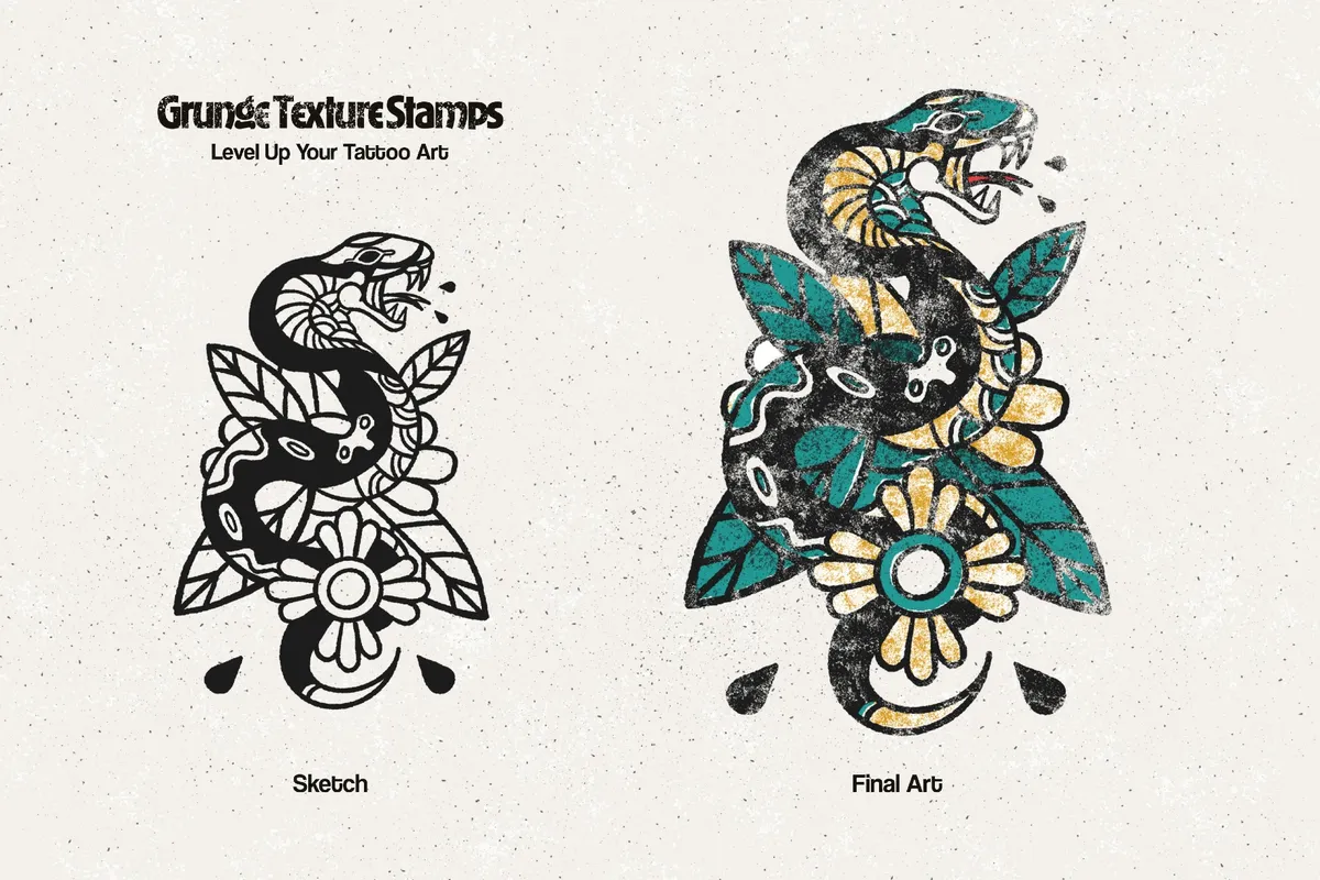 Multi-App Grunge Stamp Brushes