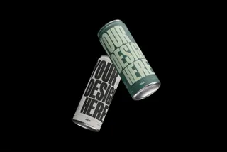 Crossed Duo 330ml Can Mockup