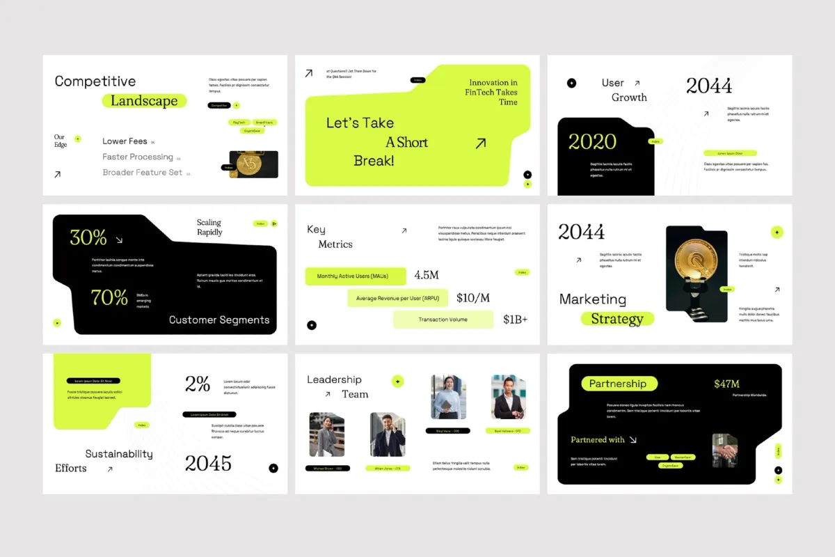 Financial Technology Keynote Template