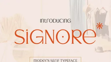 Signore Serif Typeface