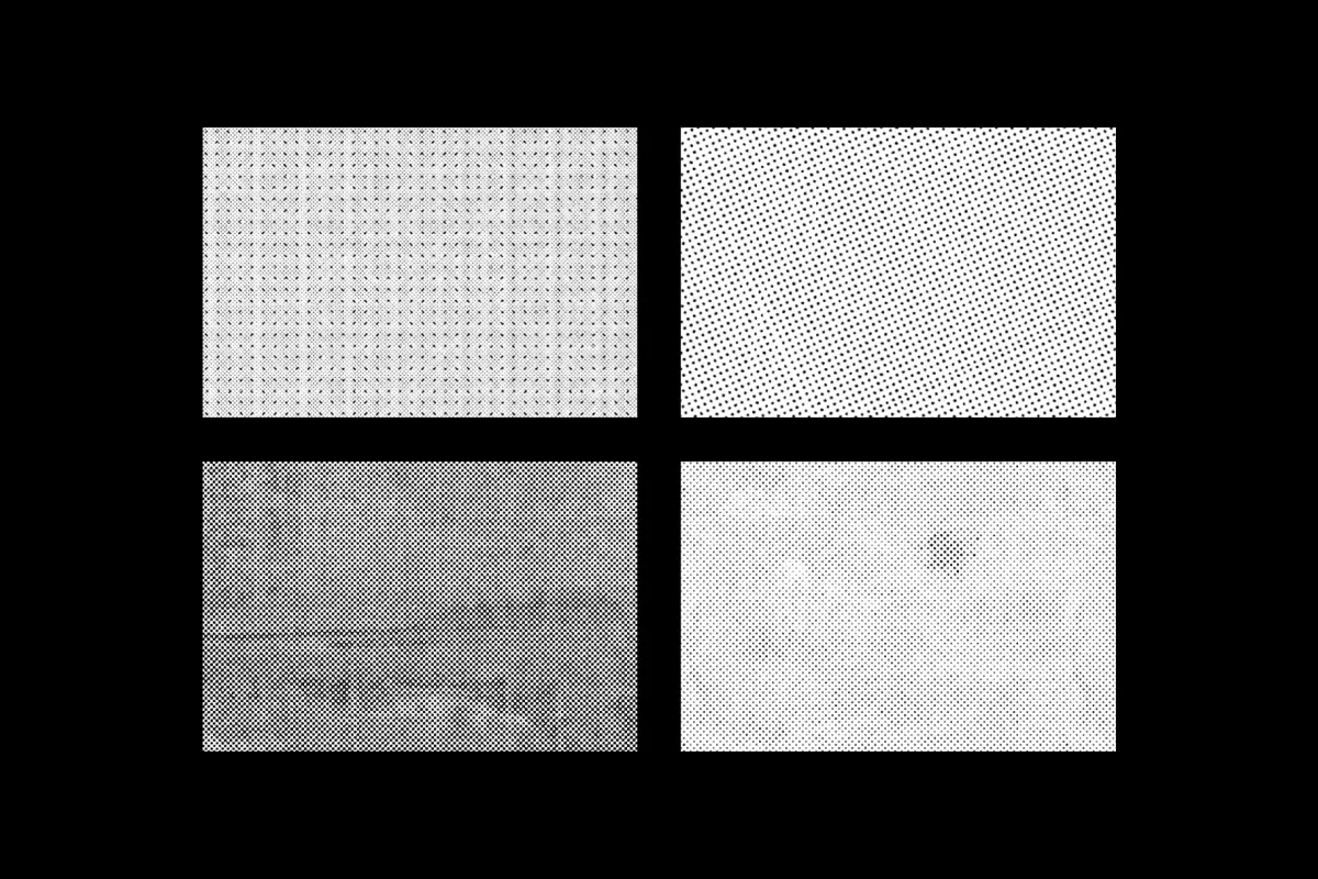 Blurred Halftone Photo Effect