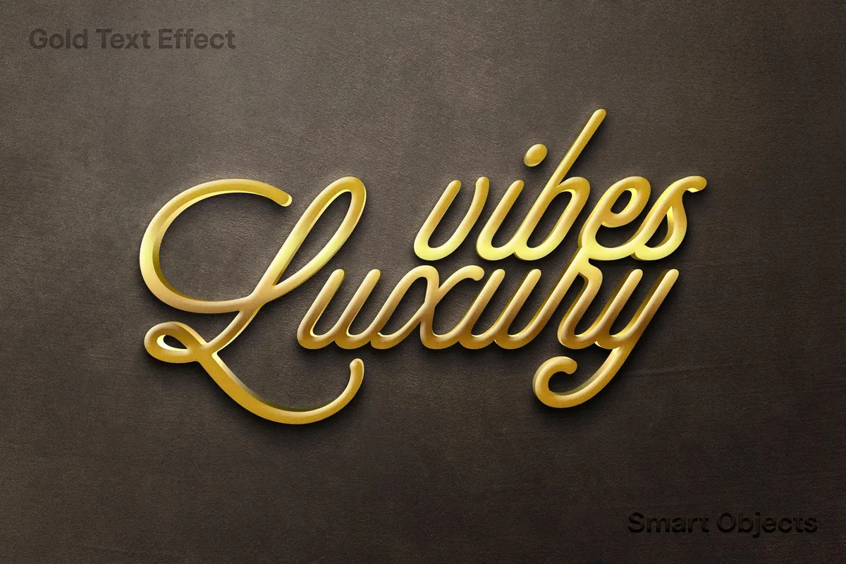 Golden Text Effect