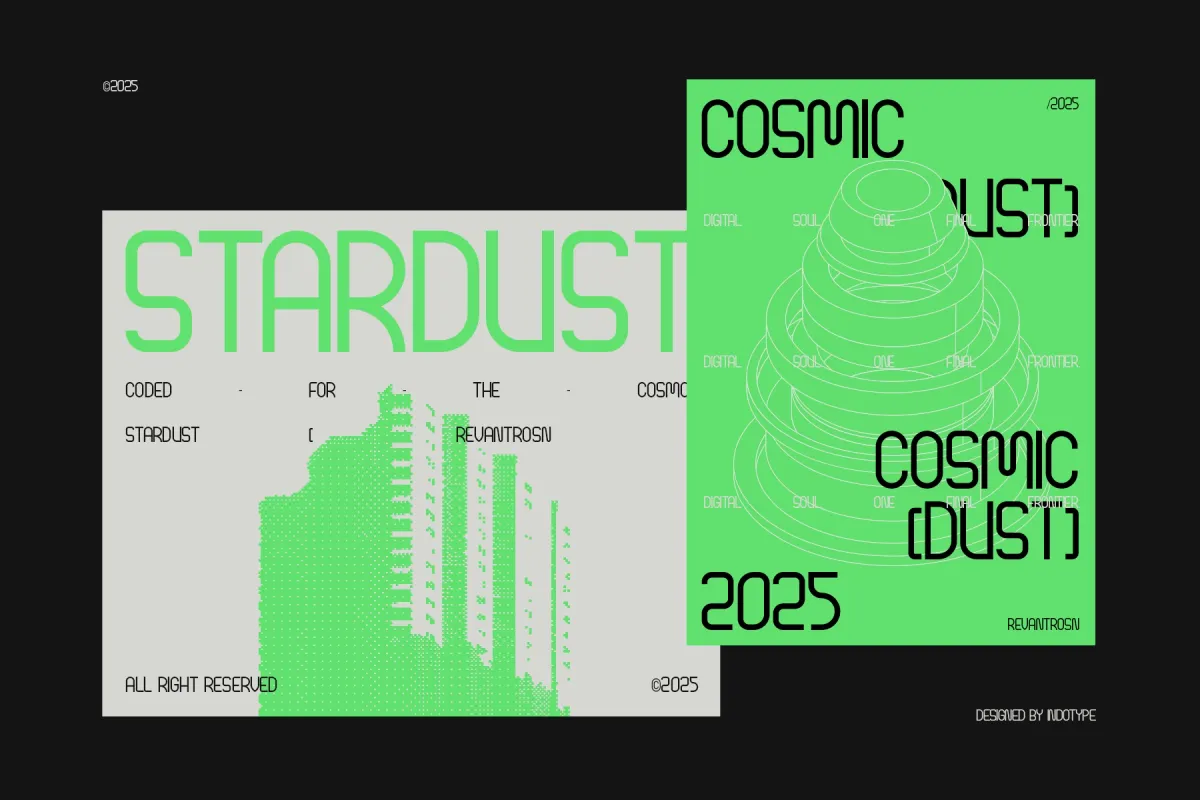 Revantrosn - Futuristic Sans Serif Font