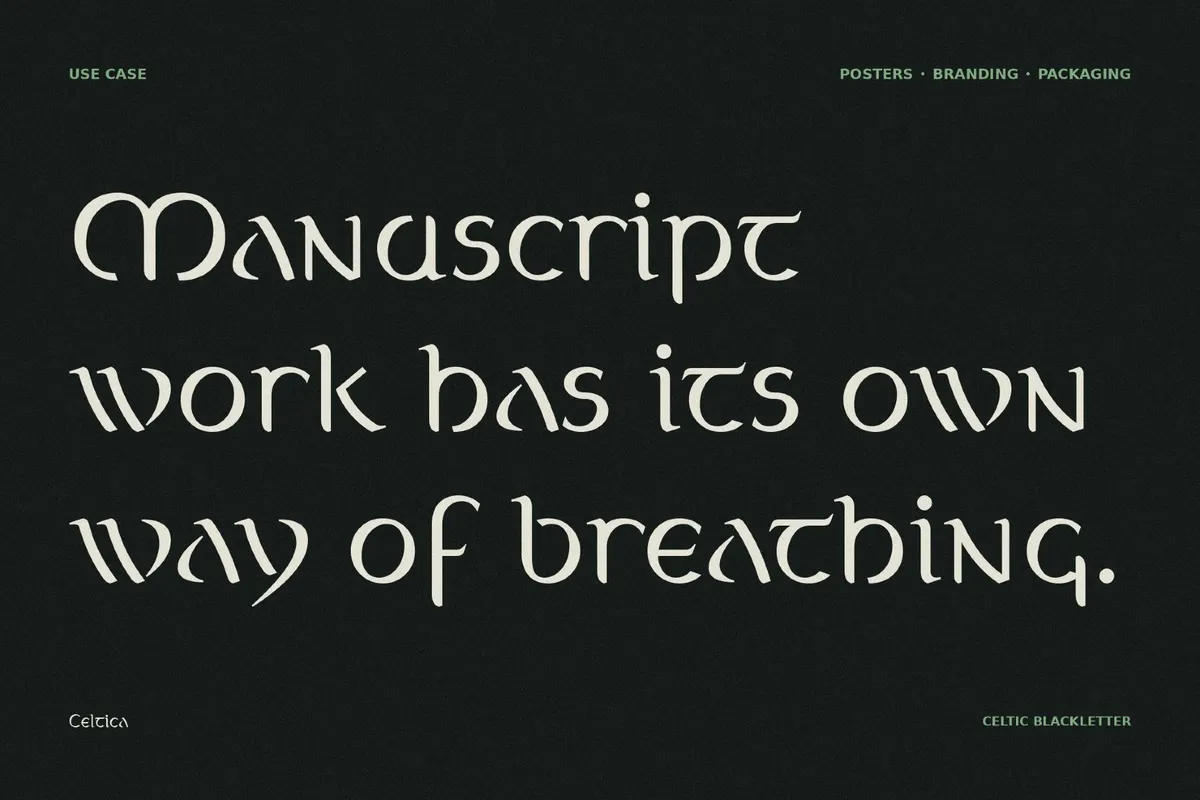 Celtica - Fantasy Font Family
