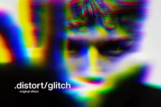 Noise Glitch Photo Effect