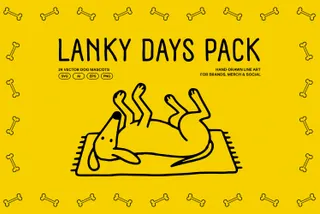 Lanky Days Pack: Dog Illustrations