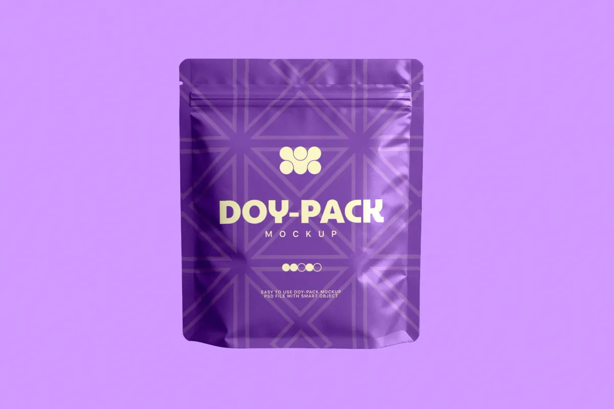 Doy-Pack Pouch Mockup