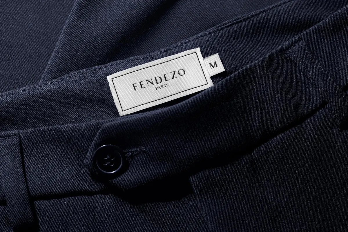 Apparel Waistband Label Mockup