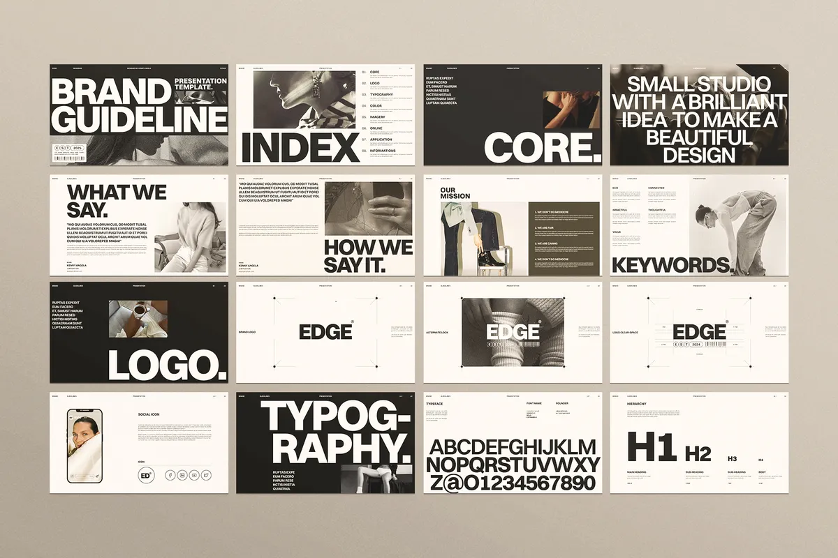 Brand Guidelines Presentation Template