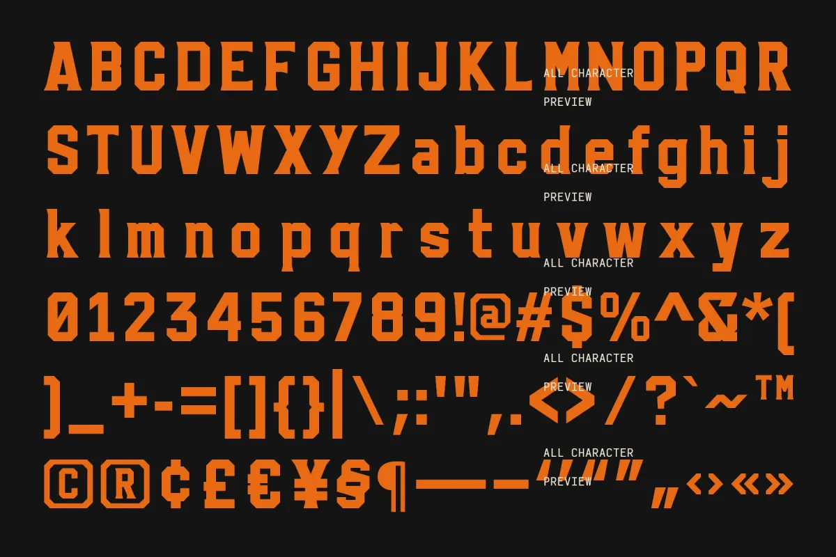 Monkrush - Display Serif Font