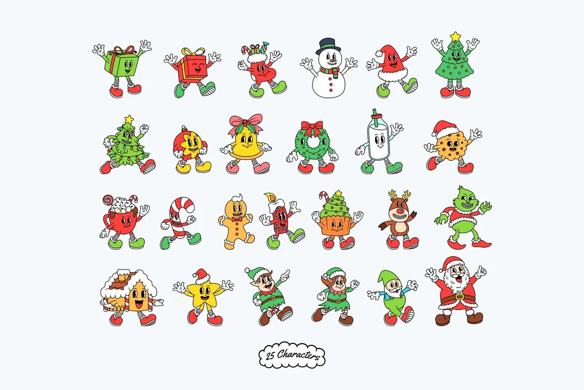Christmas Cartoon Curiosities — Graphics