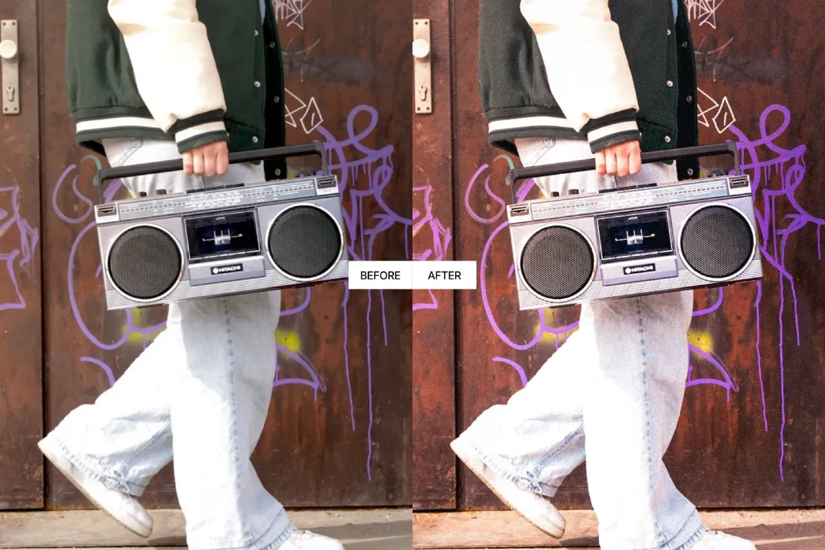 80s Style Look Lightroom Presets