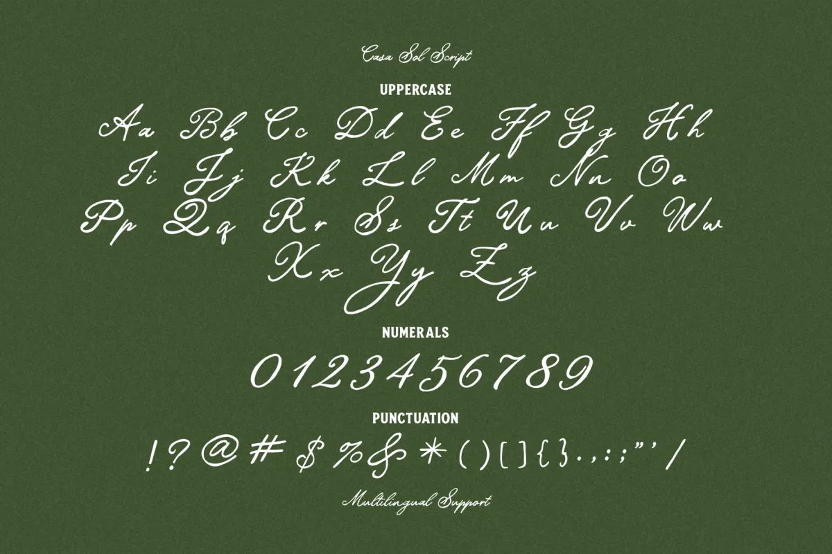 Casa Sol – Mediterranean Hand-Drawn Font Duo