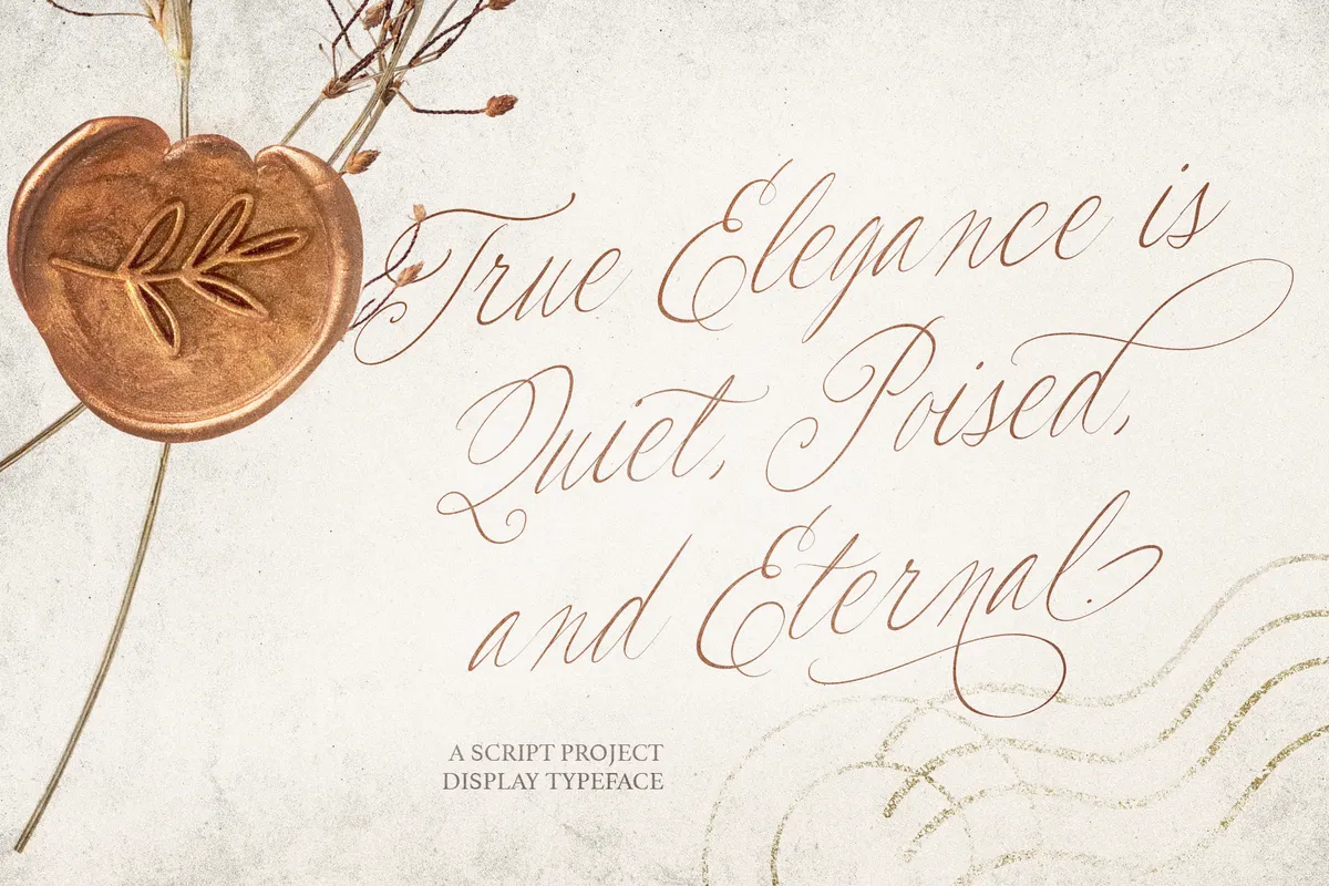 Les Bridgetise - Old Cursive Calligraphy Script