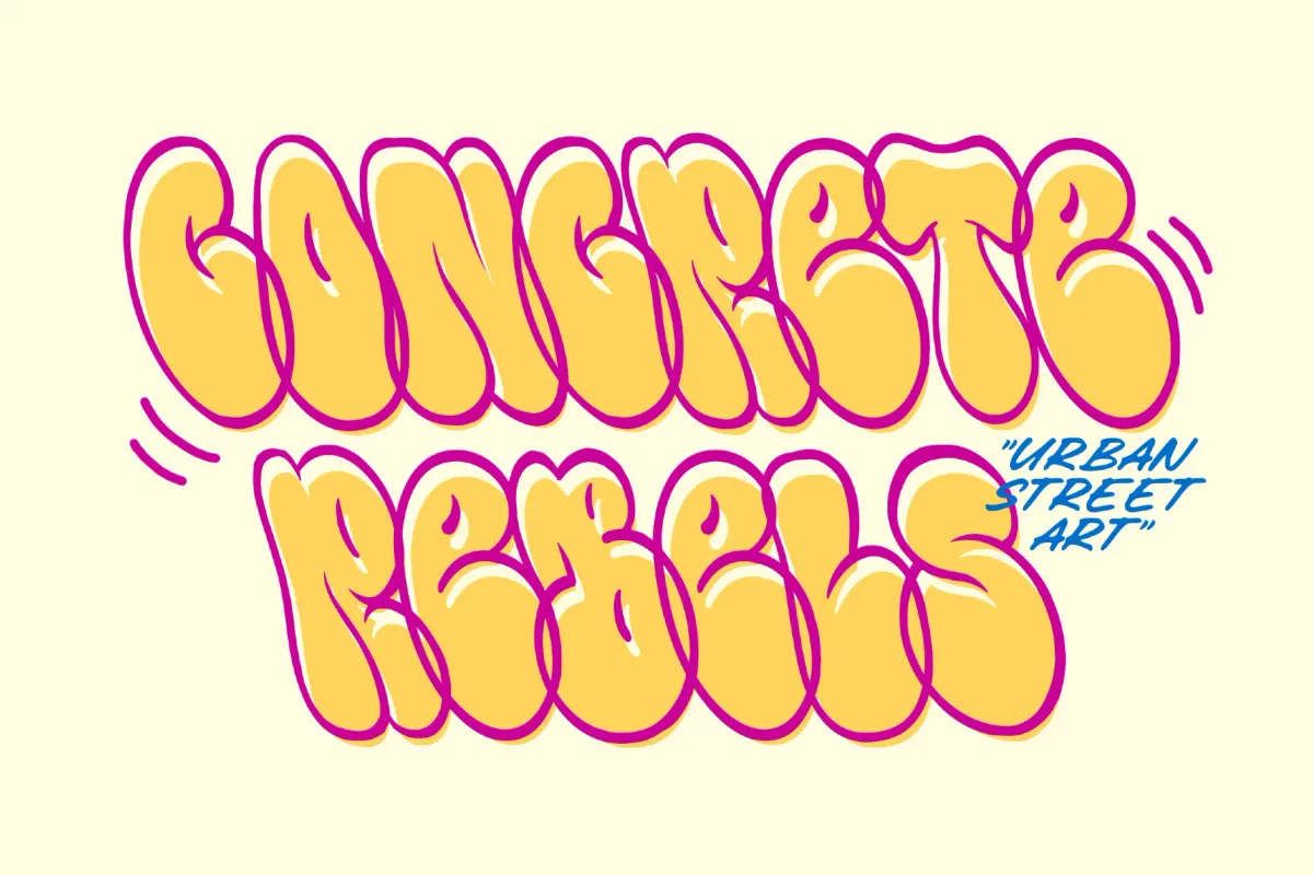 Bombify — Graffiti Bubble Font