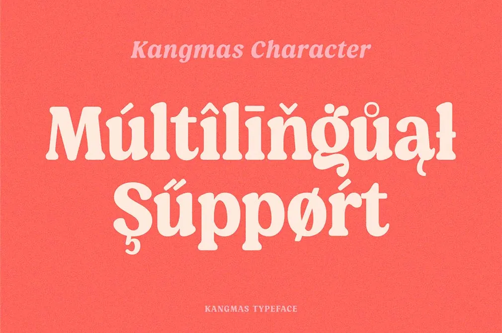 Kangmas — Nostalgic Retro Serif Font