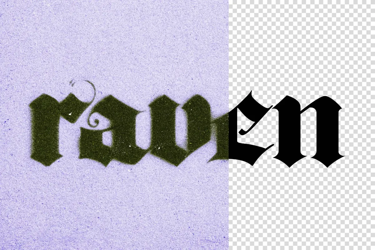 Dirty Ink Print Text Effect