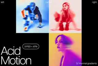 Acid Motion Photoshop Kit