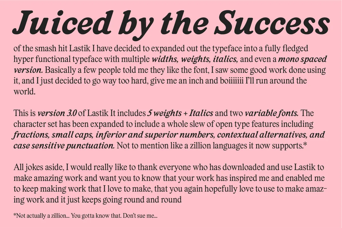 Lastik - Retro Serif Font Family
