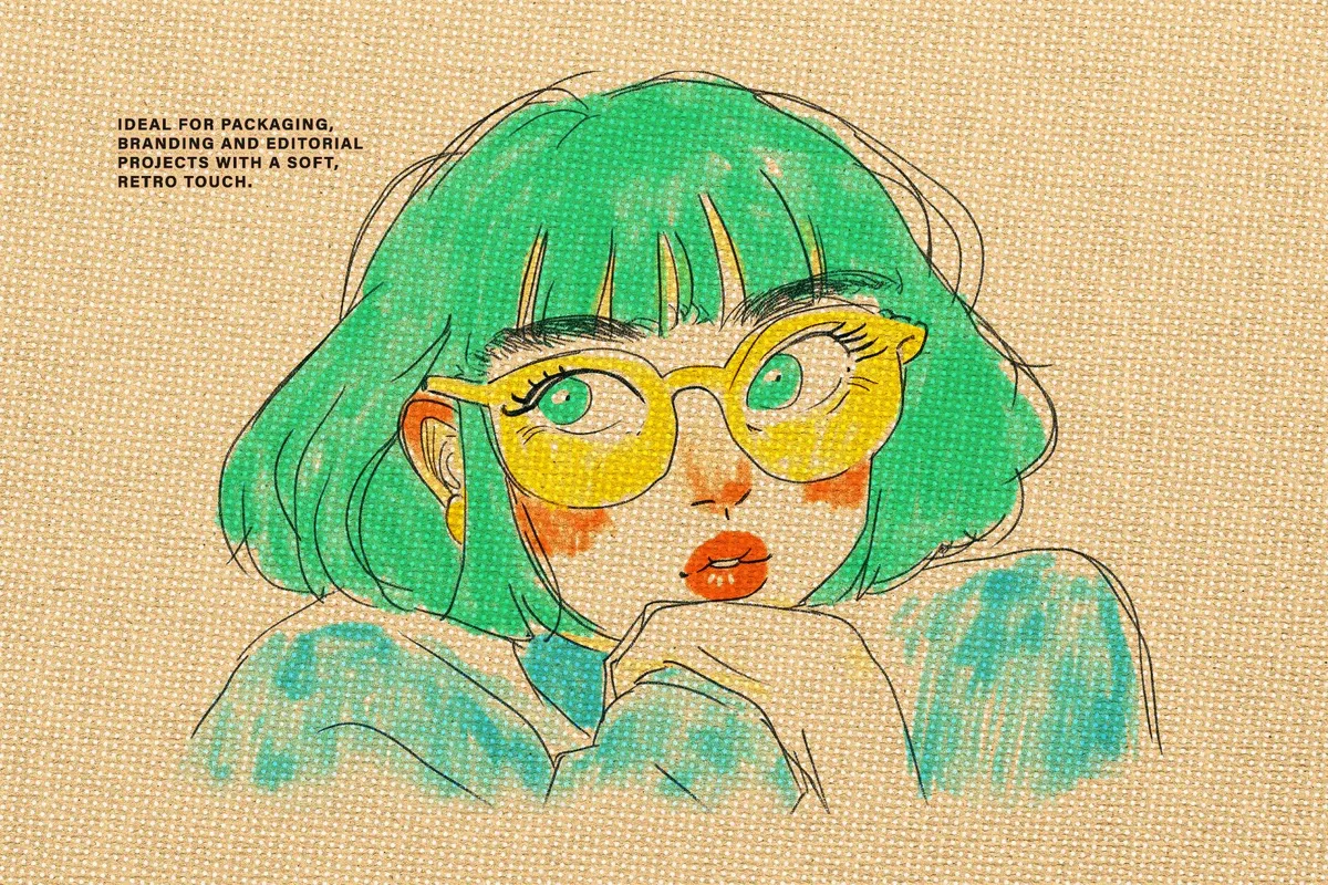 Kraft Riso Halftone Textures: White Dots