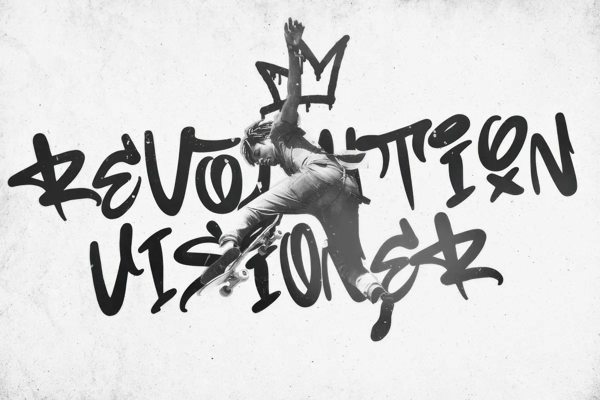 Black Discord — Graffiti Font