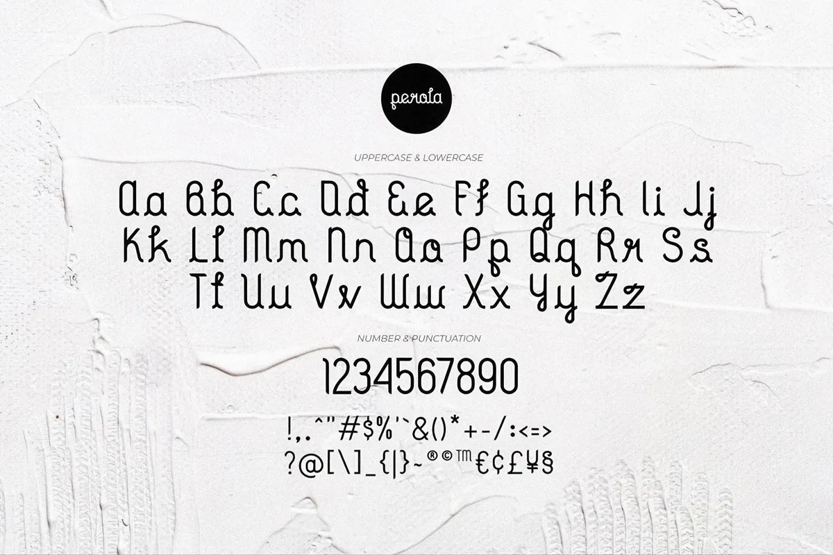 Perola - Fancy Font