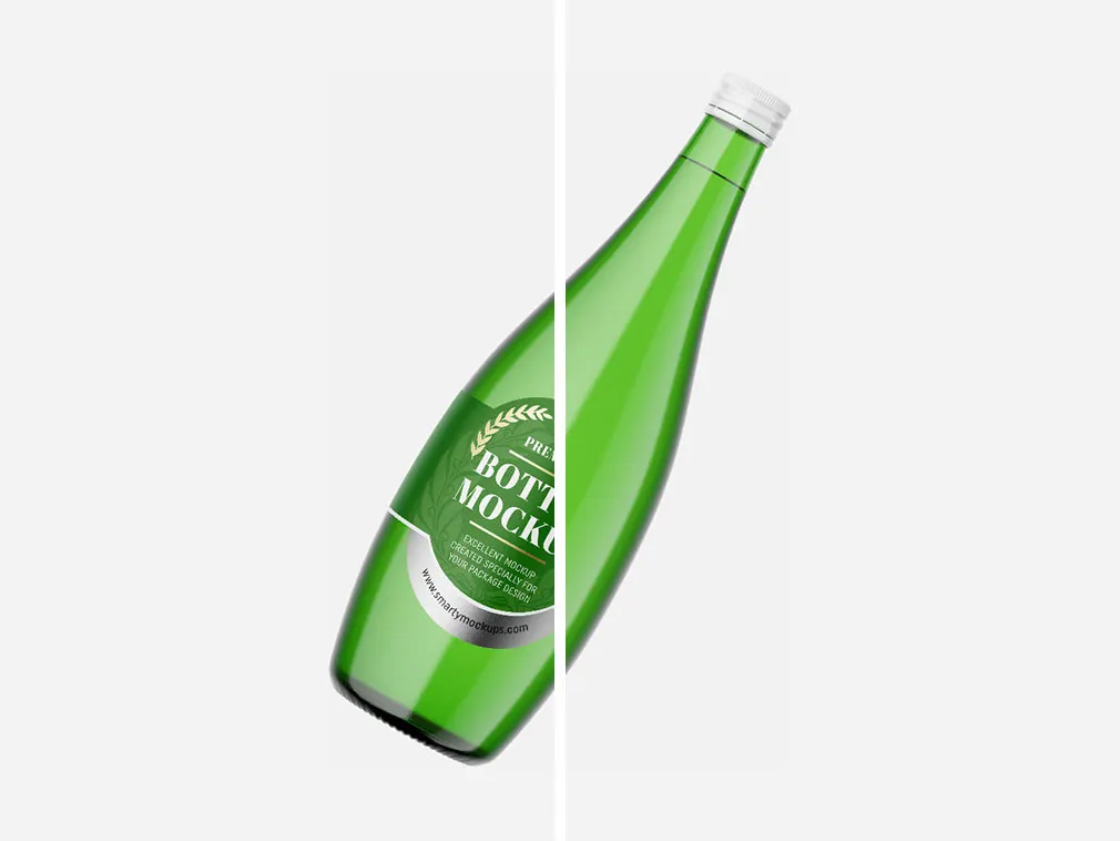 Glass Bottle Mockups Set