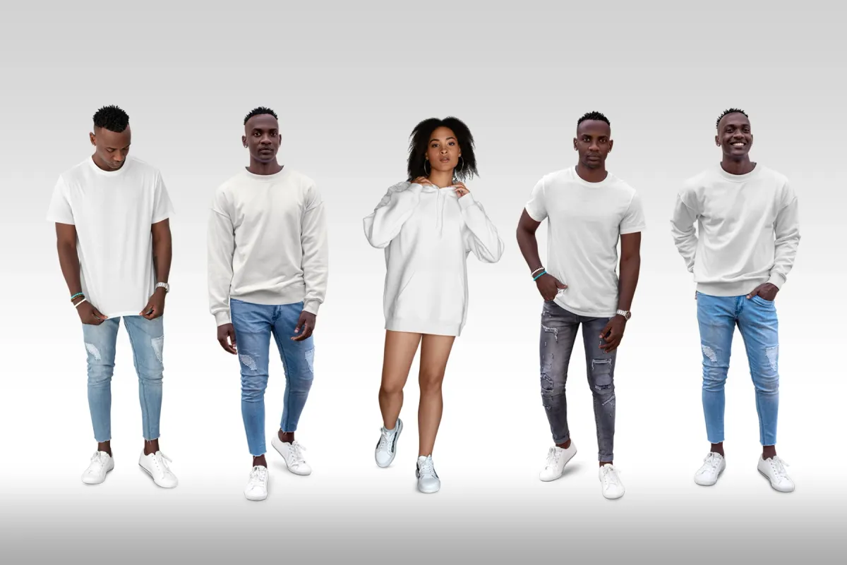 Isolated Apparel Mockups Bundle vol.5