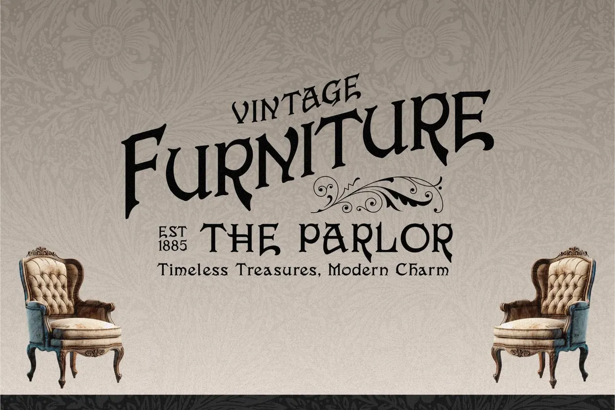 Evarose - Luxury Victorian Era Typeface