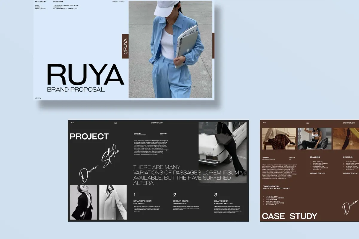 RUYA / Brand Proposal Presentation Template