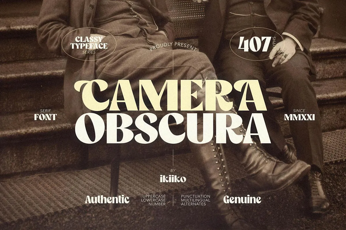 Camera Obscura - Classy Font