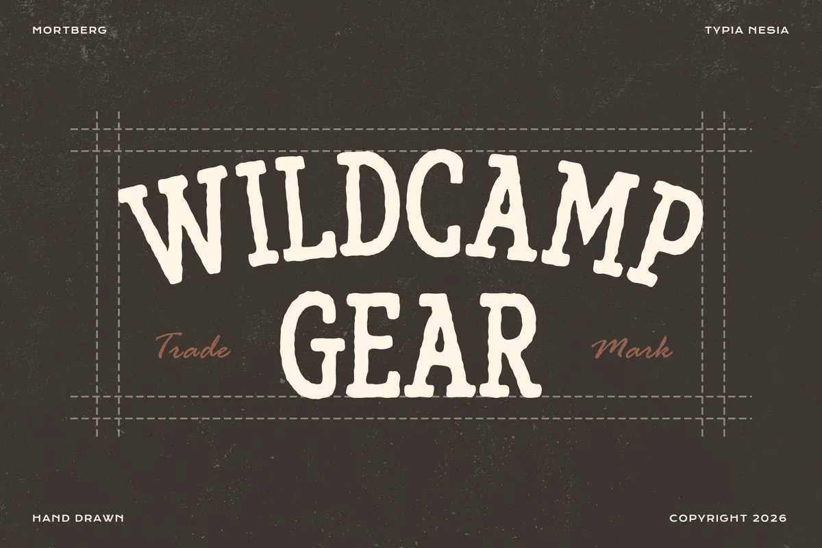 Mortberg - Rough Vintage Western Slab Serif