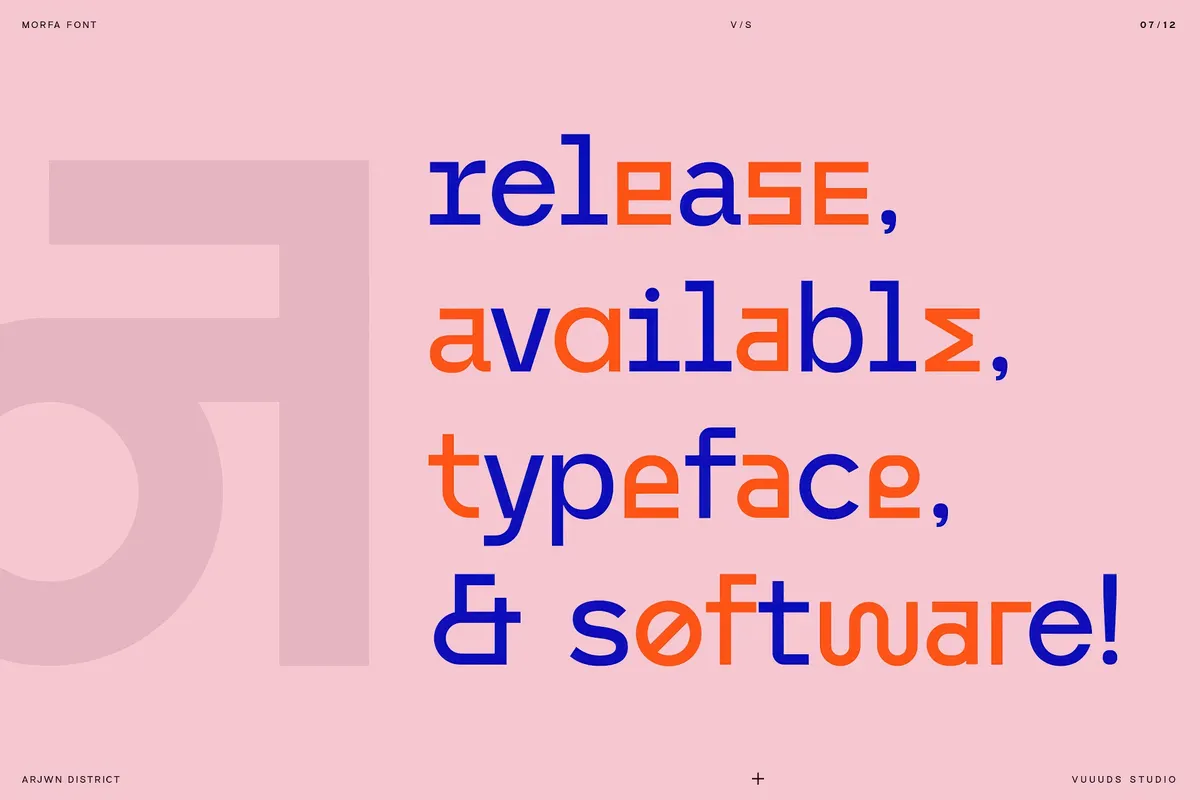 Morfa - Futuristic Techno Font