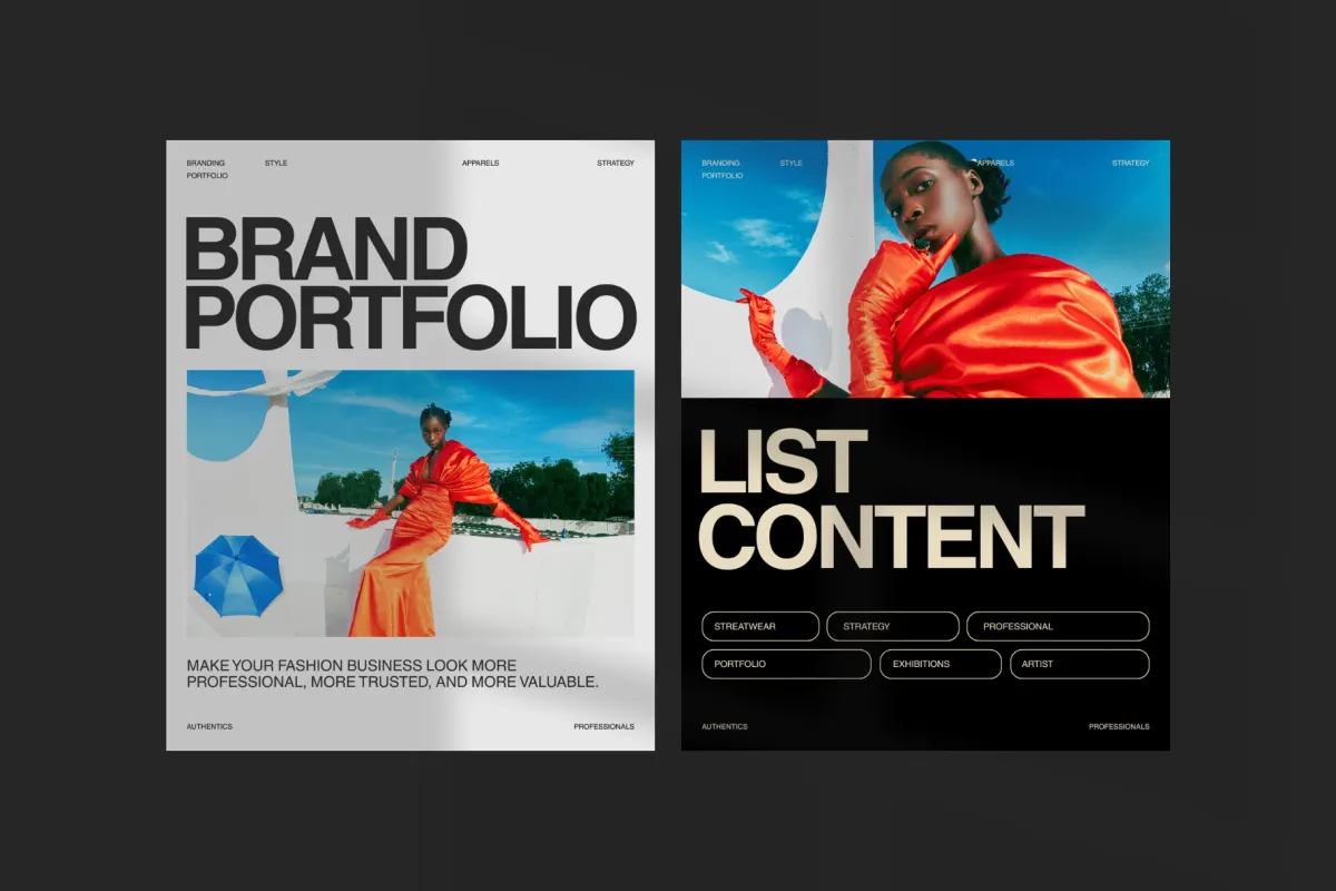 Brand Portfolio - Social Media Template Bundle